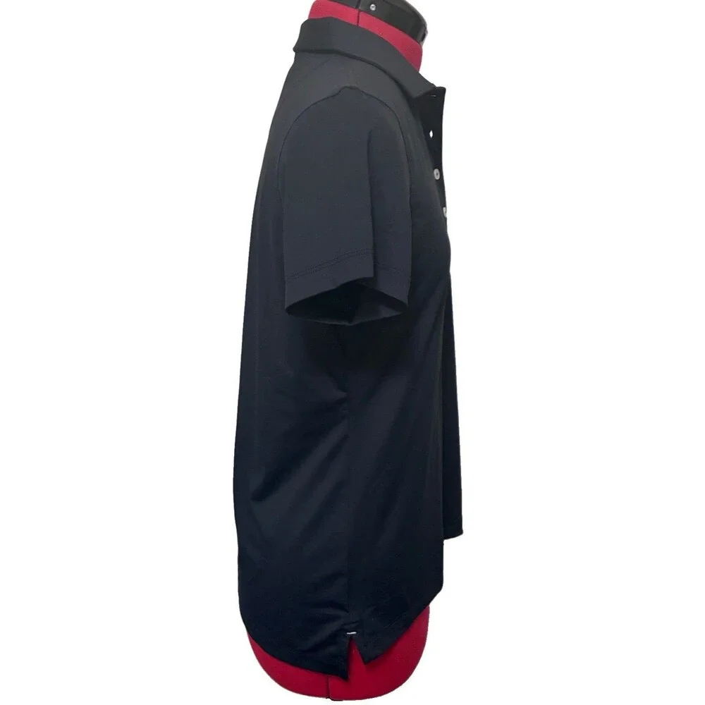 Peter Millar NWT Women’s Black Polo Size Small UPF 50+